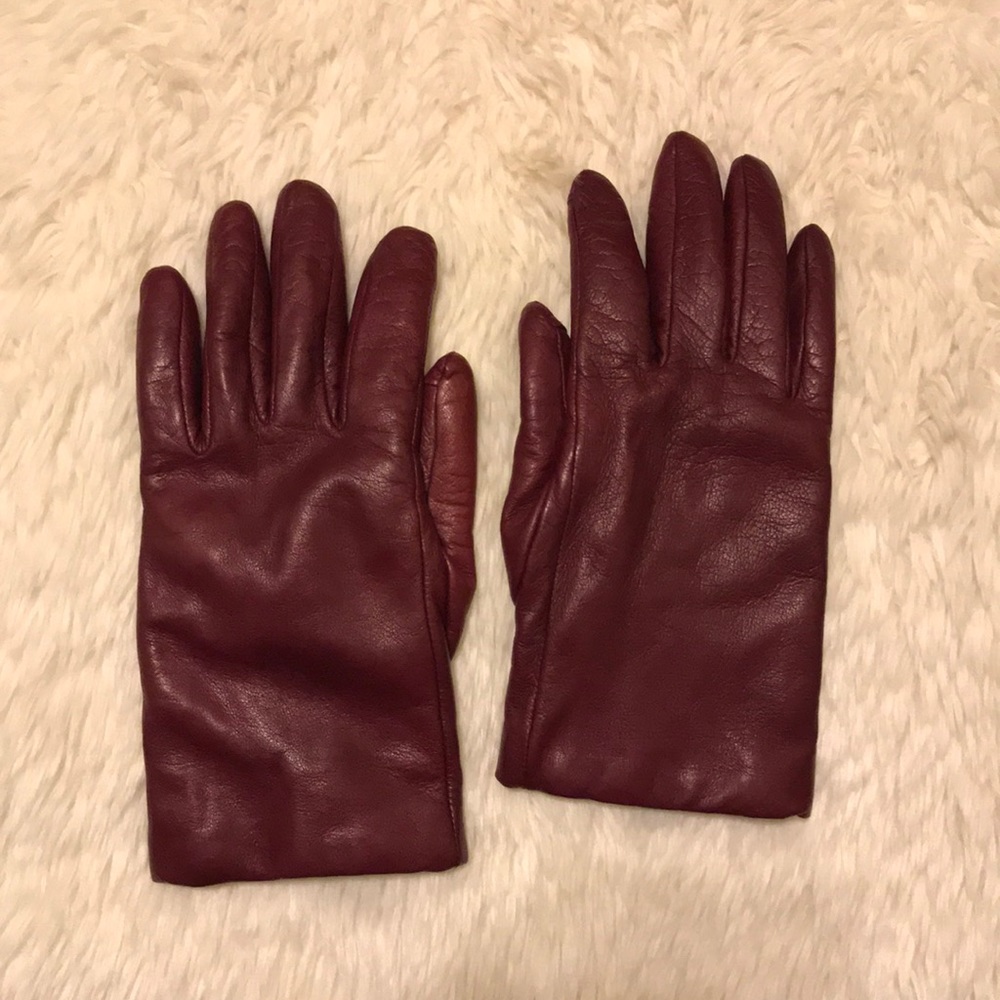J. Crew Cashmere Lined Leather Gloves